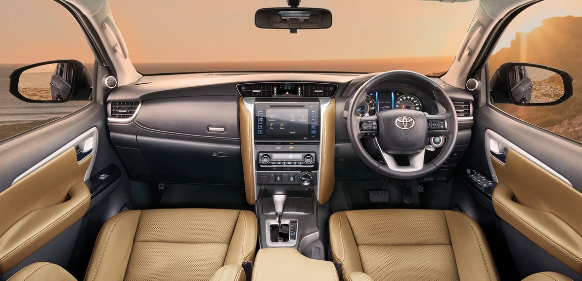 toyota fortuner interior dashboa